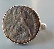 Ancient Roman Coin Ring