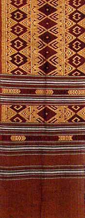 Silk Embroidered Laotian Textile