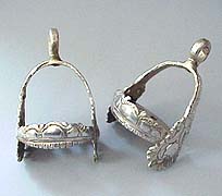 Spanish Colonial Silver Stirrups