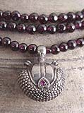 Hindu Amulet with Garnet