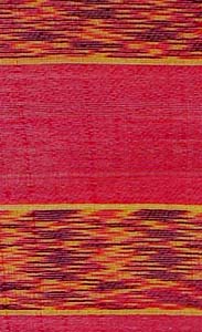 Cambodian Silk Ikat Detail