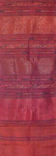 Silk Embroidered Laotian Textile